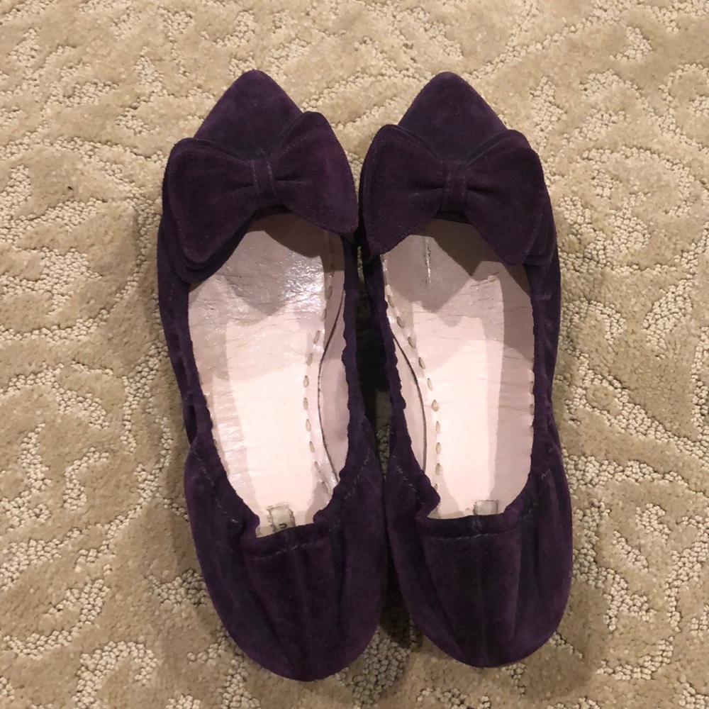 Miu Miu suede ballerina flats size 38 1/2 shoes